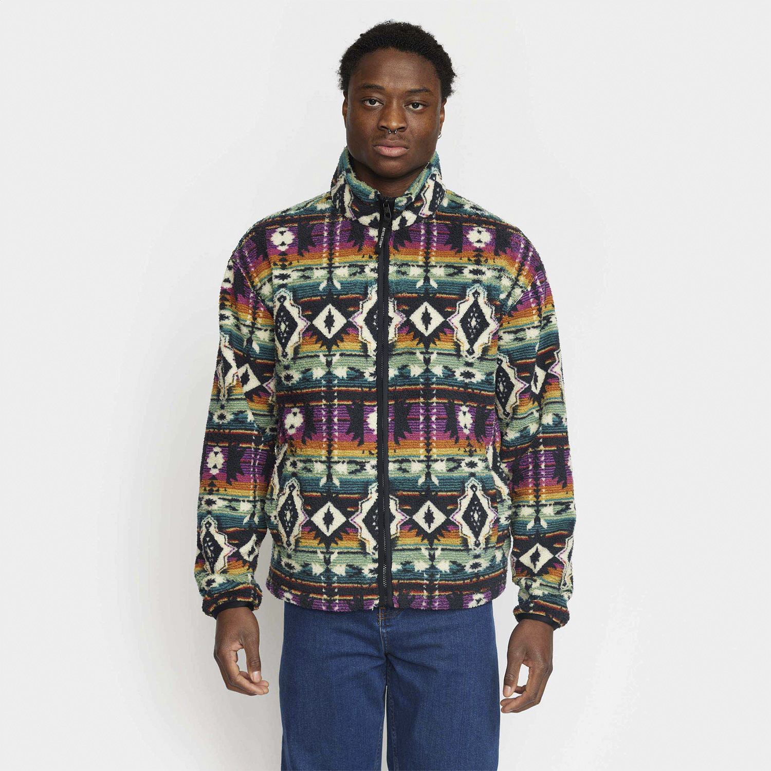 Printed Fleece Jacket